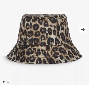 The Kooples Leopard Print Bucket Hat